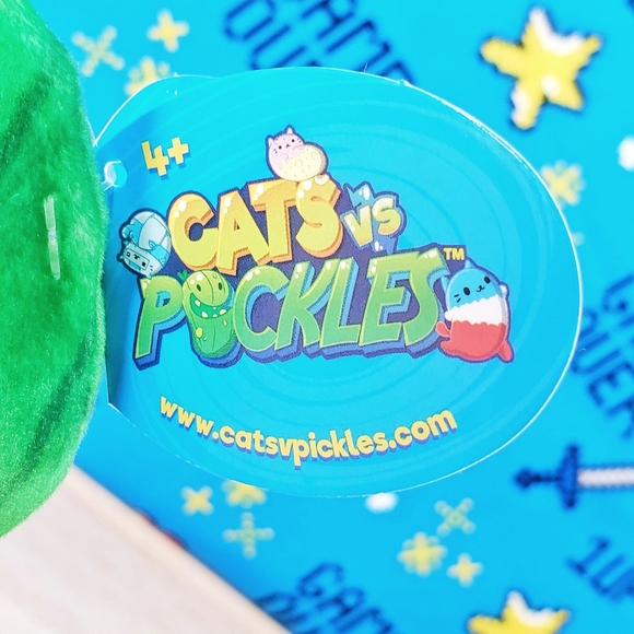Cepia Cats Vs Pickles HAPPY 6" [ 144 ] 2021 UltraSoft Stuffed Pickle Plush - Picture 10 of 12